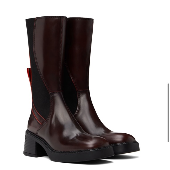 SOLD 💯 MIISTA Burgundy Flabia Boots - Handcrafted Calfskin - Size 36 (US 5.5) - Picture 4 of 8